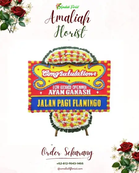 Sewa Papan Bunga Tarokan